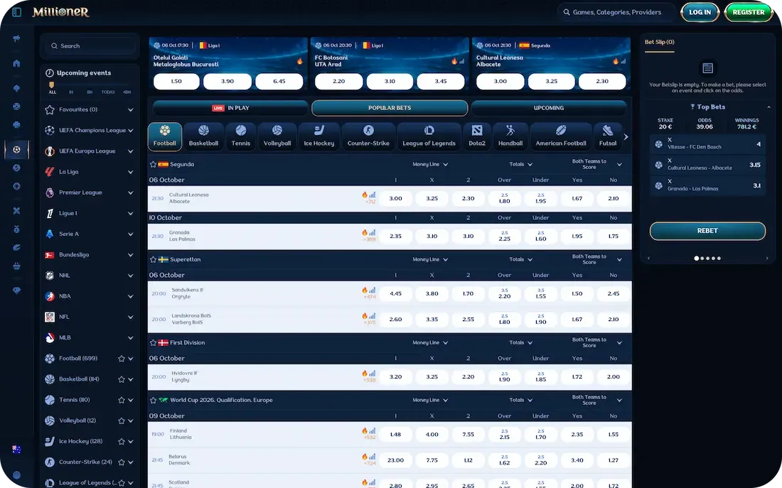 millioner-casino-sport