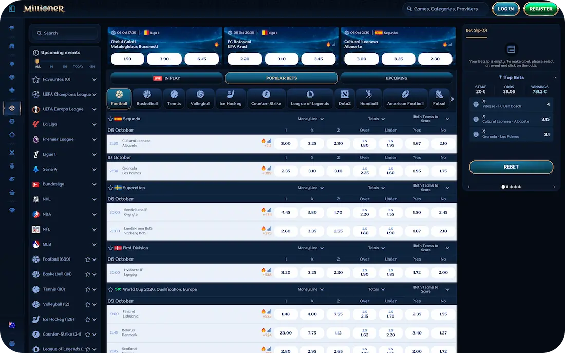 millioner-casino-sport